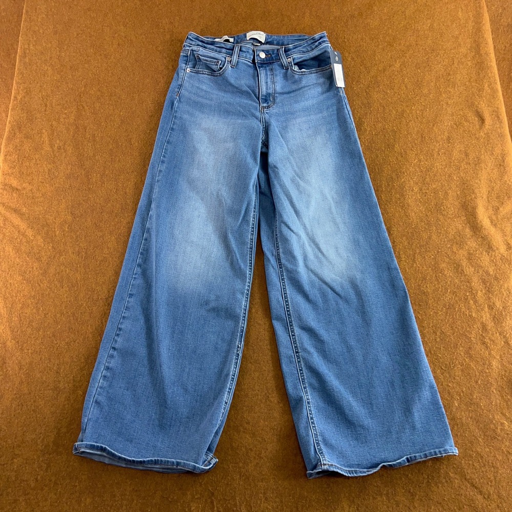 Universal Thread Womens 12 Blue High Rise Everyday Wide Leg Jeans NWT